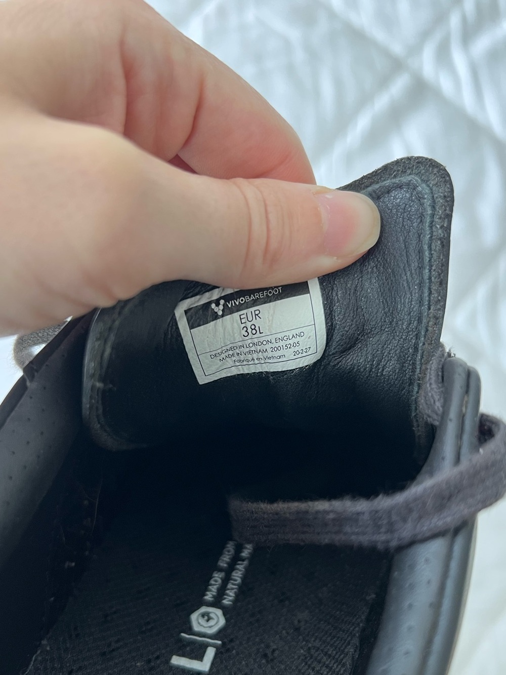 Vivo Barefoot Geocourt Black Sneakers - Picture 7 of 7
